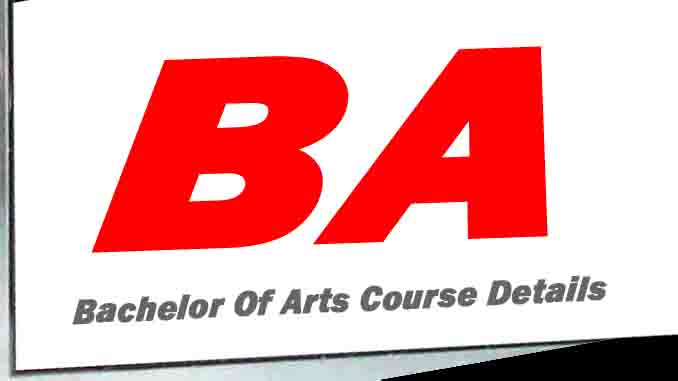 ba course details in hindi