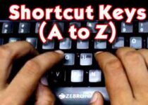 Shortcut Keys Of Computer A to Z